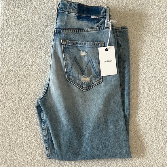 MOTHER Light Blue Denim Jeans
